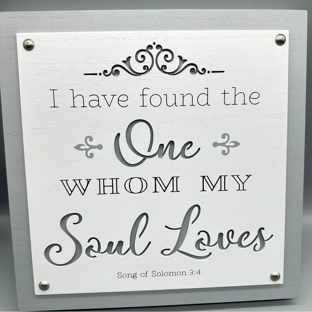 👉 NWT Decorative Wall Sign with Inspirational Quote Wood